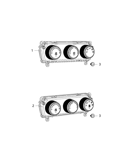2021 Ram ProMaster 1500 Heater Control Diagram for 6RK10DX9AB