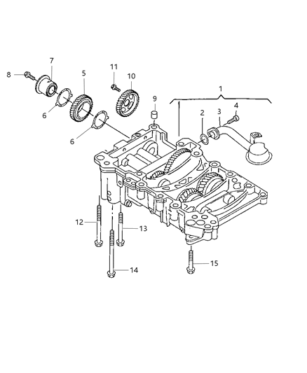2008 Dodge Caliber Balance Shafts Diagram 2 - Thumbnail