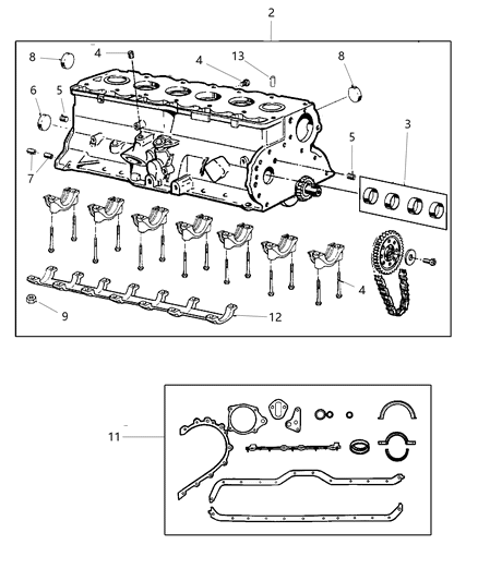 2001 Jeep Cherokee Cylinder Block Diagram 2 - Thumbnail