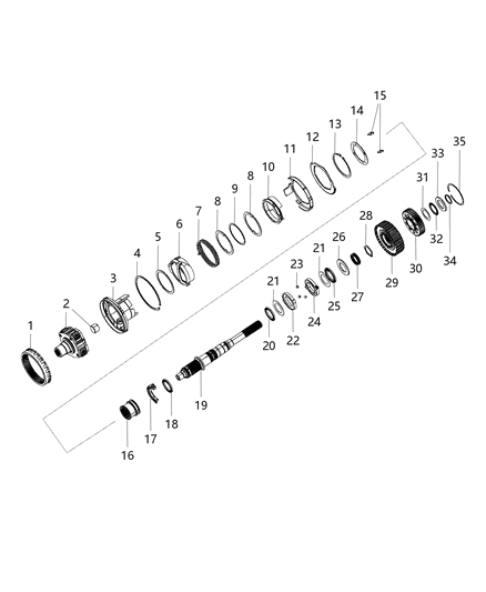 2020 Ram 1500 New Style Gear Train Diagram 2 - Thumbnail
