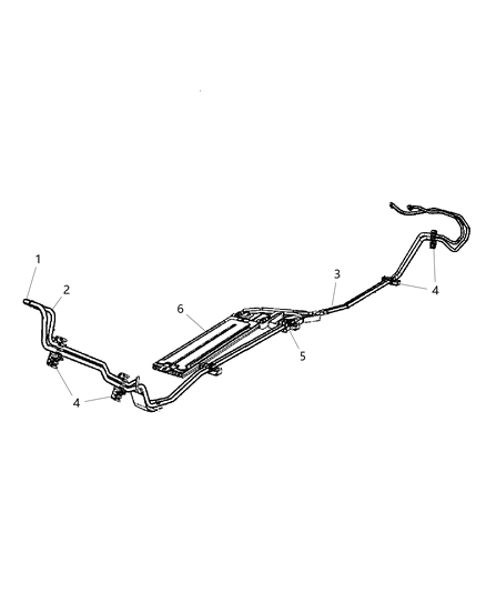 2008 Dodge Caliber Fuel Lines & Related Diagram 1 - Thumbnail