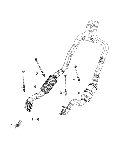 2020 Ram 1500 New Style Oxygen Sensors Diagram 2 - Thumbnail