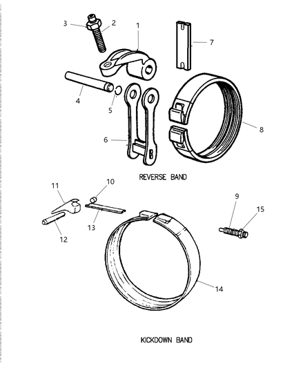1997 Jeep Wrangler Bands Diagram 1 - Thumbnail
