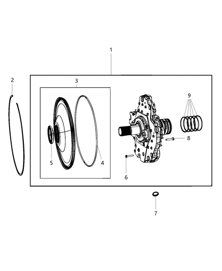 2019 Ram 2500 Oil Pump & Related Parts Diagram 4 - Thumbnail