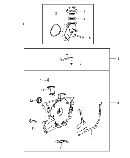 2012 Dodge Journey Engine Oil Pump Diagram 1 - Thumbnail