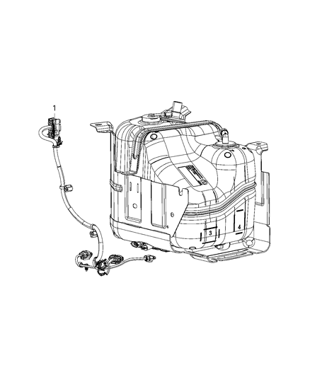 2021 Jeep Gladiator Wiring - Chassis & Underbody Diagram 1 - Thumbnail