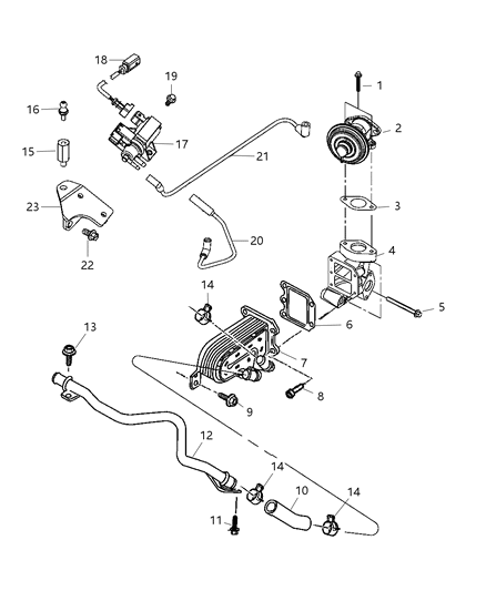 2007 Jeep Liberty EGR System Diagram 1 - Thumbnail