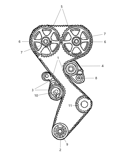 2009 Chrysler PT Cruiser Timing System Diagram 4 - Thumbnail
