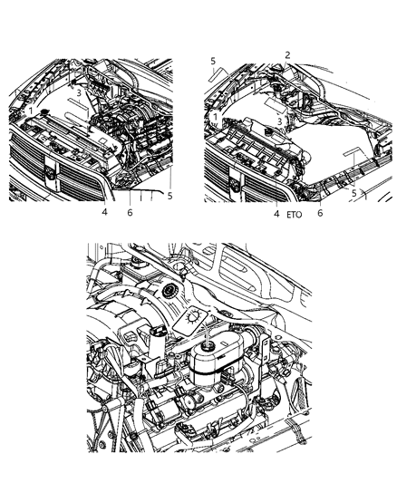 2018 Ram 3500 Pickup Engine Compartment Diagram