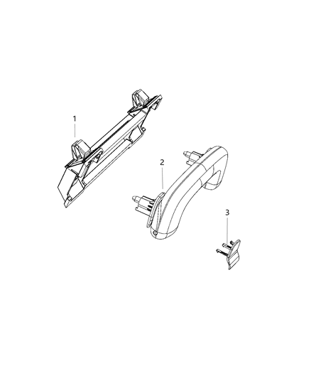 2021 Dodge Durango Coat Hooks And Pull Handles Diagram 2 - Thumbnail