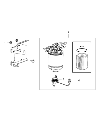 2016 Ram 2500 Fuel Filter Diagram 2 - Thumbnail