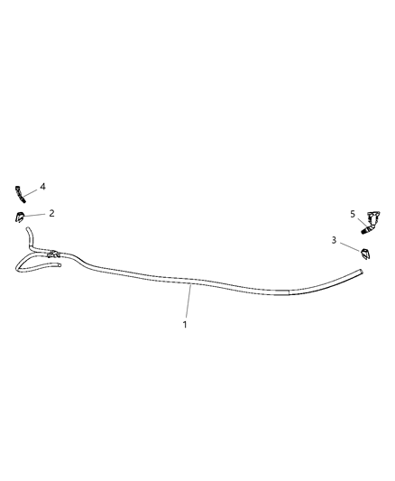 2009 Chrysler Town & Country Nozzle Washer Headlamp Diagram for 5113370AA