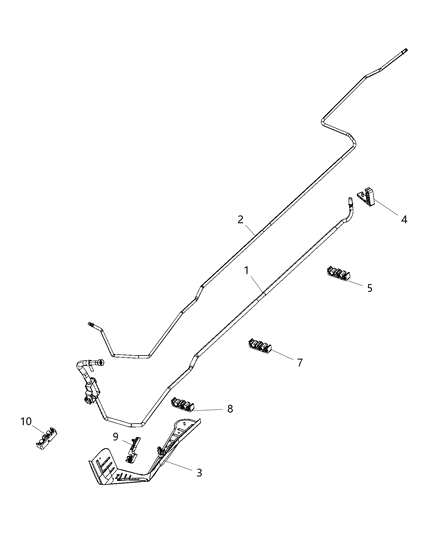 2019 Dodge Challenger Clip Retaining Diagram for 68373916AA