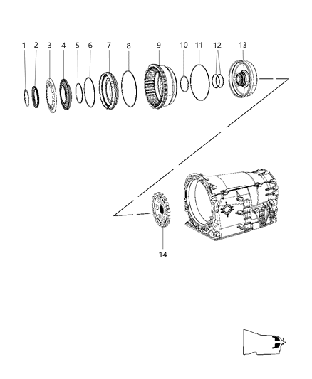 2015 Jeep Wrangler B2 Clutch Assembly Diagram 2 - Thumbnail
