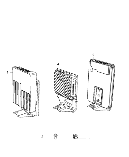 2020 Ram 3500 Amplifier 12 Channel Diagram for 68381740AB