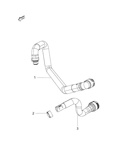 2014 Jeep Cherokee Heater Plumbing Diagram 1 - Thumbnail