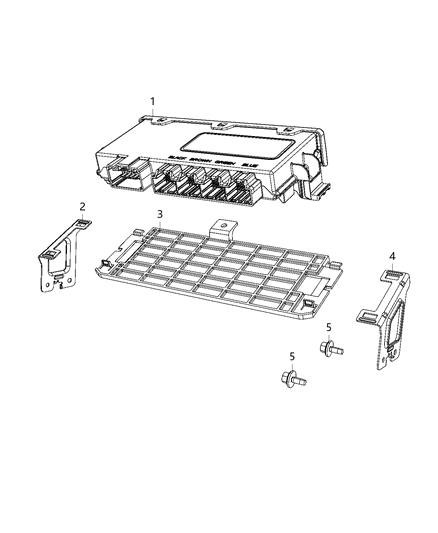 2020 Ram 3500 Cab Chassis Modules, Body Diagram 12 - Thumbnail
