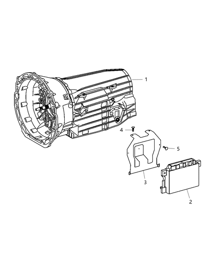 2008 Dodge Sprinter 2500 Modules, Engine Compartment Diagram 2 - Thumbnail