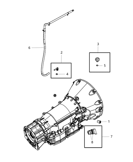 2008 Dodge Nitro Sensors , Vents And Quick Connectors Diagram 2 - Thumbnail