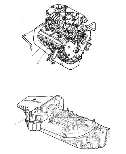 2006 Chrysler Pacifica Crankcase Ventilation Diagram 1 - Thumbnail