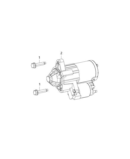 2017 Dodge Challenger Starter & Related Parts Diagram 5 - Thumbnail