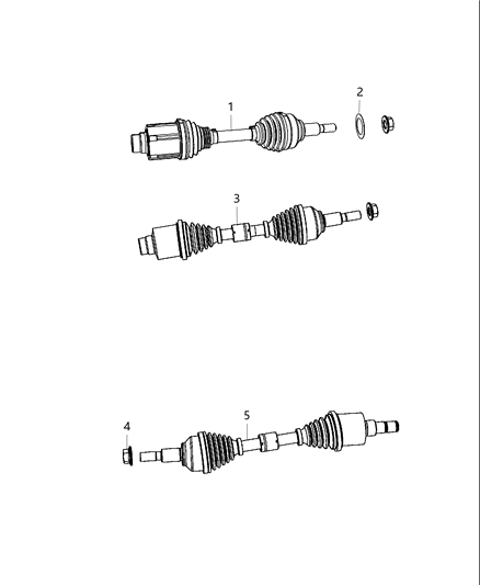 2012 Dodge Journey Shaft , Axle Diagram 3 - Thumbnail