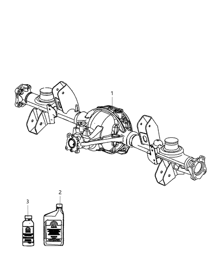 2010 Jeep Grand Cherokee Rear Axle Assembly Diagram 2 - Thumbnail