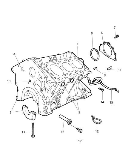 2004 Dodge Intrepid Cylinder Block Diagram 2 - Thumbnail