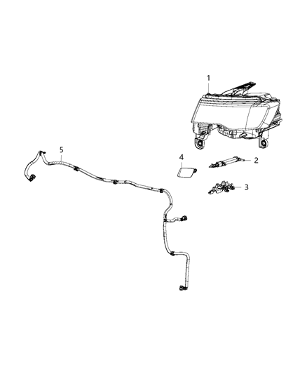 2017 Jeep Grand Cherokee Headlamp Washer System Diagram
