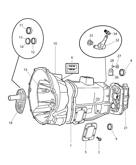 1999 Dodge Ram 3500 Regular Cab Case And Extension Diagram 3 - Thumbnail