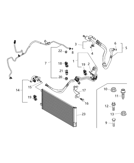 2020 Jeep Renegade A/C Plumbing Diagram 3 - Thumbnail