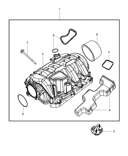 2009 Jeep Commander Intake Manifold Diagram 3 - Thumbnail