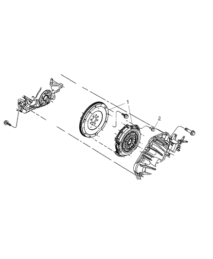 2010 Dodge Journey Clutch Assembly Diagram 1 - Thumbnail