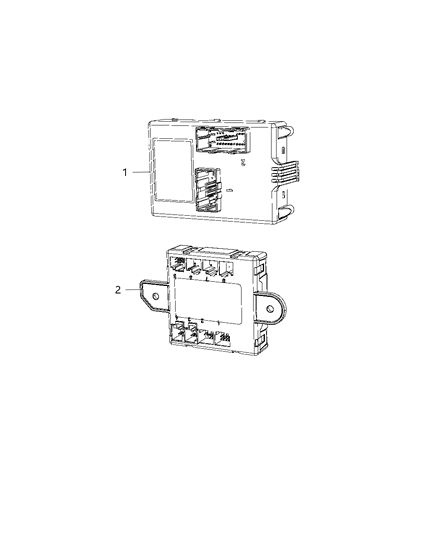 2020 Dodge Durango Modules, Body Diagram 8 - Thumbnail