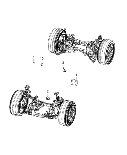 2021 Dodge Durango Modules, Body Diagram 18 - Thumbnail