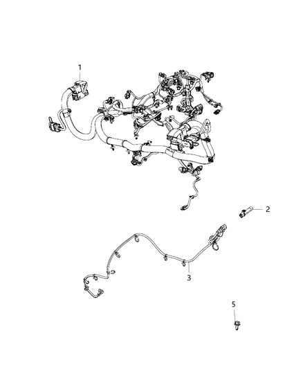 2020 Jeep Wrangler Wiring, Engine Diagram 1 - Thumbnail