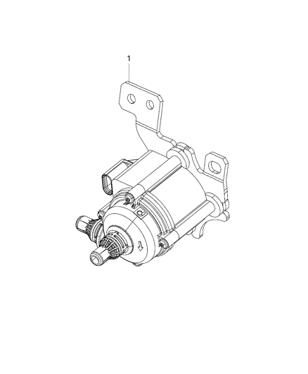 2019 Jeep Compass Pump Auxiliary Coolant Urea Diagram for 68366456AA