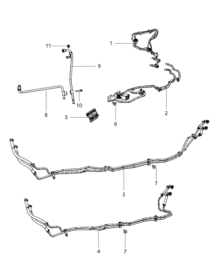 2012 Ram 3500 Cab Chassis A/C Urea Plumbing Diagram