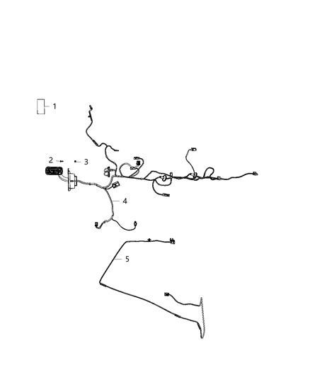 2019 Ram 3500 Cab Chassis Wiring, Front Door Diagram