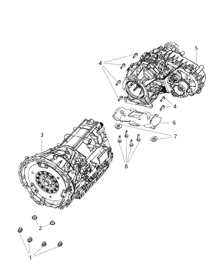 2021 Jeep Wrangler Mounting Support Diagram 2 - Thumbnail