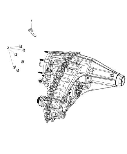 2020 Ram 3500 Cab Chassis Transfer Case Mounting Diagram