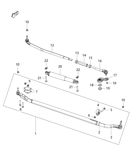 2016 Ram 3500 Cab Chassis Steering Linkage Diagram