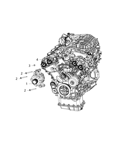 2019 Dodge Durango Parts, Generator/Alternator & Related Diagram 1 - Thumbnail