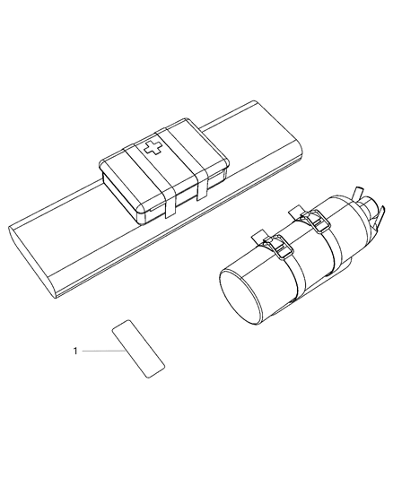 2020 Dodge Challenger Fire Extinguisher And First Aid Diagram