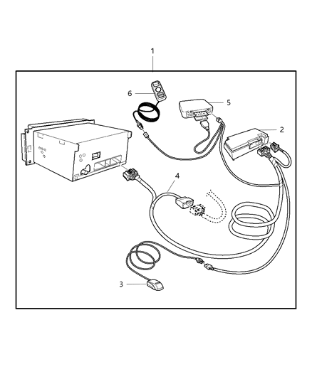 2010 Chrysler Sebring Telematics Module for Vehicles with Navigation Radios Diagram for 5064884AB