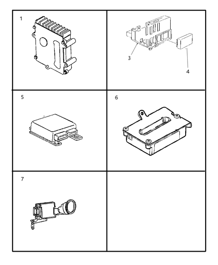 2000 Chrysler Cirrus Diagnostic Module Diagram for 4602315AB