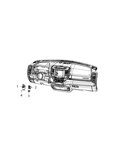 2020 Ram 1500 New Style Switches - Body Diagram 3 - Thumbnail