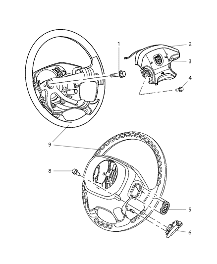 2004 Dodge Ram 1500 Switch Speed Control Diagram for 56049378AB