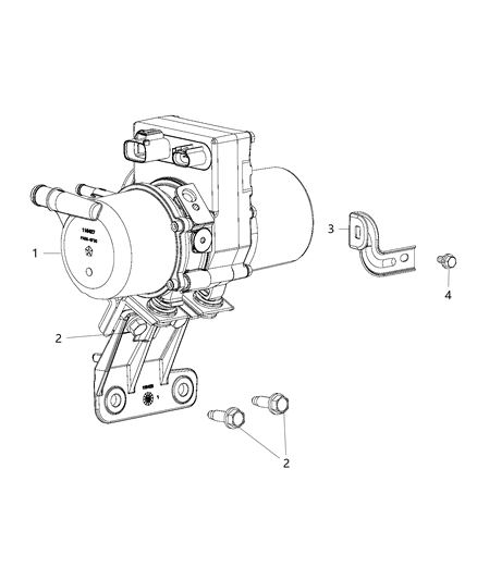2013 Dodge Durango Power Steering Pump Diagram 1 - Thumbnail
