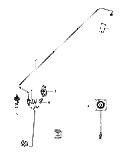 2019 Ram 2500 Switches - Lighting Diagram 2 - Thumbnail